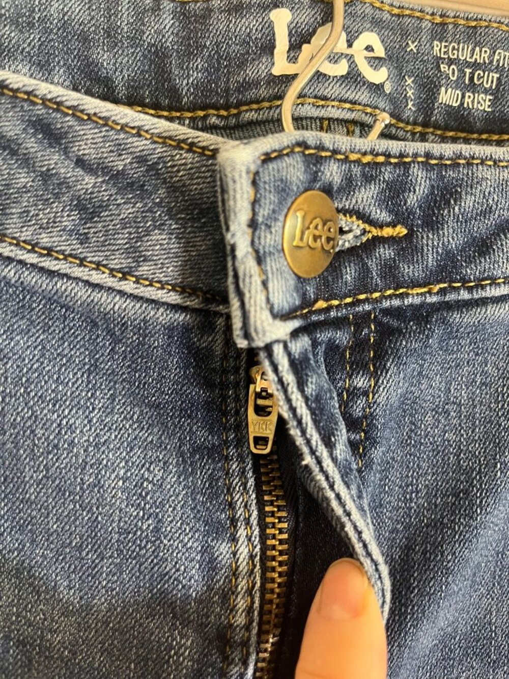 Denim Boot Cut Mid Rise Jeans 18L Western Cowgirl Farm Country Concert Classic - Picture 7 of 10